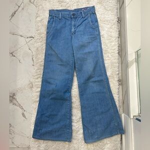 Vintage Britannia Sports denim straight flare jeans